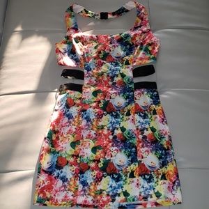Floral Halter Festival Bodycon